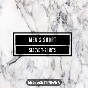 Men’s Short Sleeve Tees